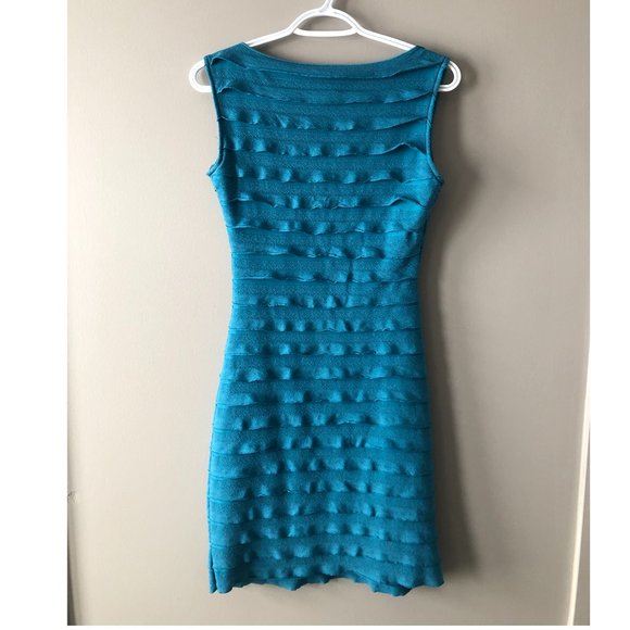 Max Studio Body Con Ruffle Dress XS - Picture 2 of 5